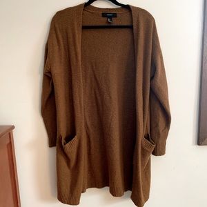 Forever 21 long cardigan size small